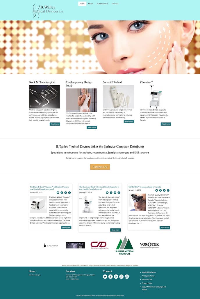 Medical Devices Exclusive Canadian Distributor