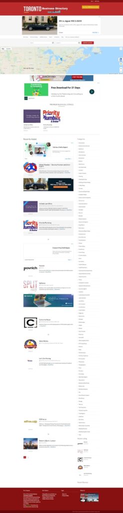 Toronto businesses directory